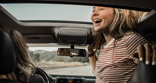 StreetSmarts girl driving with a seatbelt